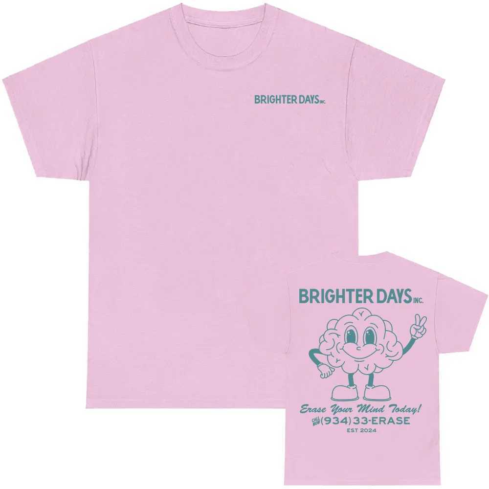 Brighter Days 934-33-ERASE T-Shirt Cotton Summer Ts ArianaGrande Eternal Sunshine Deluxe Album Graphic T Shirt for Men Women X250607
