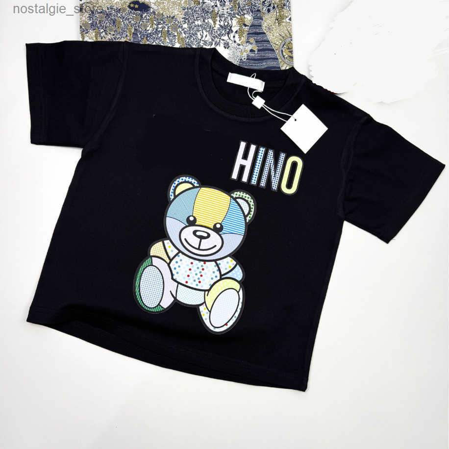 Baby Boys Girls Brand T-shirts Cotton Kids Short Sleeve T Shirt Summer Children Casual Shirt Cartoon Bear Child Tops Tees y250607ZC8D