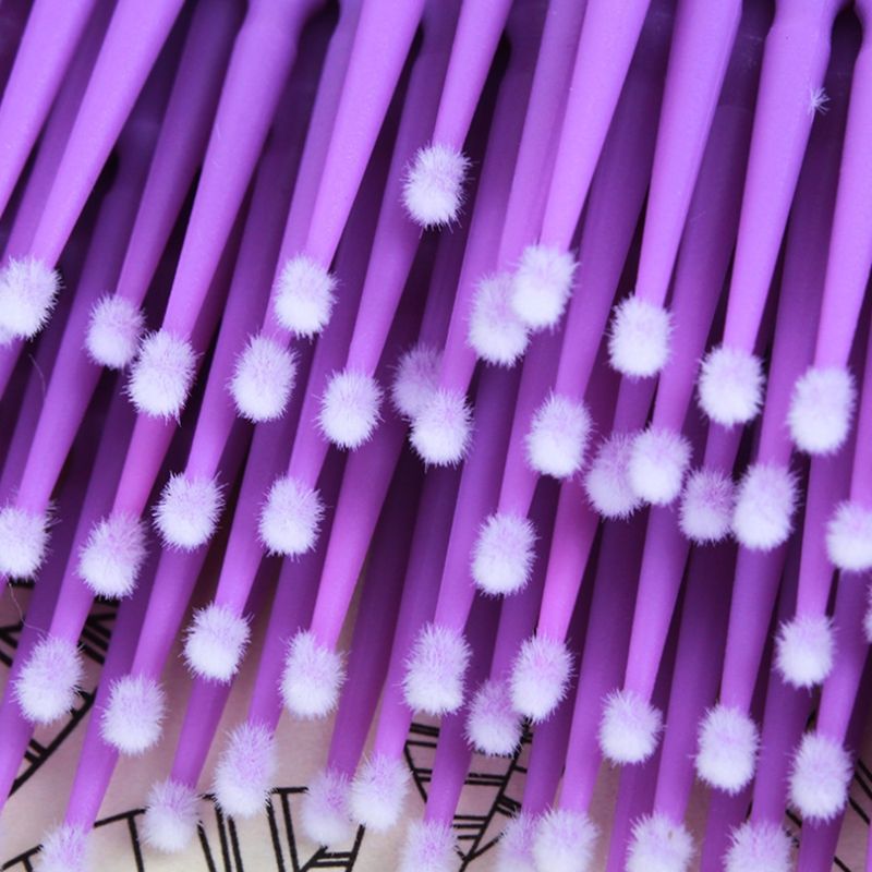 Durable Micro Disposable Eyelash brushes Extension Private Label Individual Applicators Mascara Brush For Women