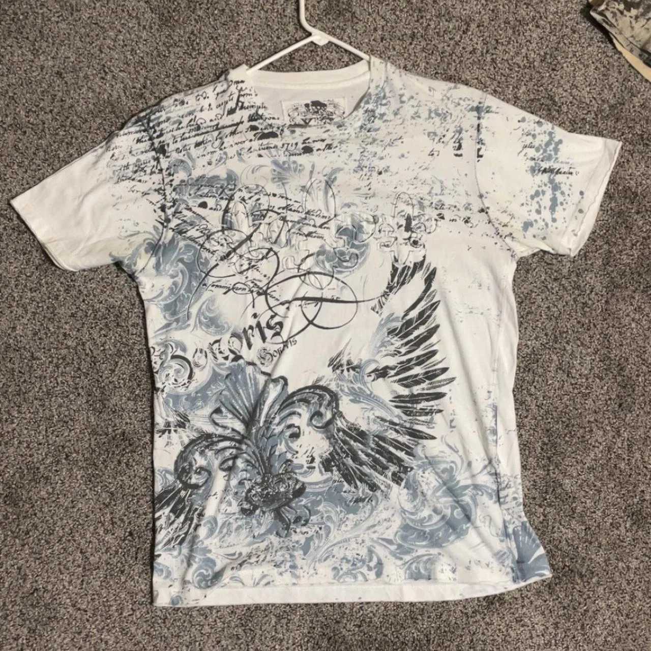 Future Wasteland Style Crack Inkjet T-shirt Xzavier Dark Street High Street Design Old Texture Oversize Subculture Mens Top W250607