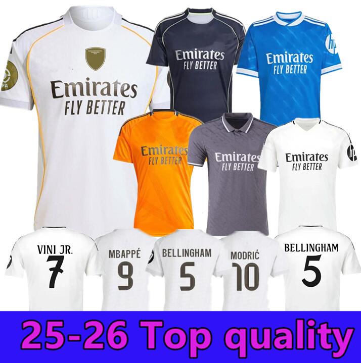 25/26 soccer jerseys 24 25 26 Real 4Th MadriDS football shirt CAMAVINGA Mbappe MODRIC VALVERDE Fourth camiseta men kids uniforms VINI JR BELLINGHAM ARDA GULER