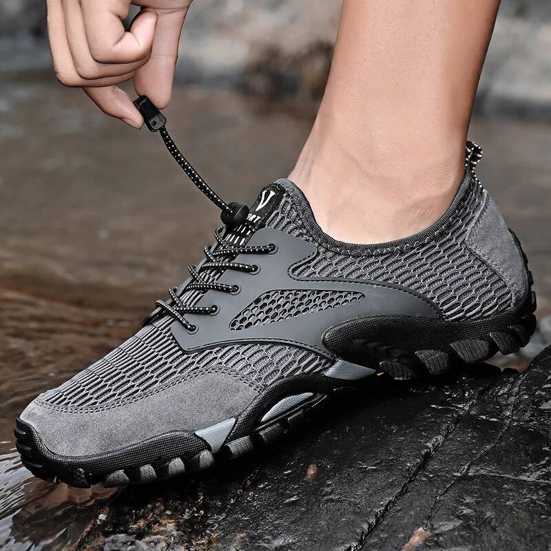 Ddmyoutdoor Mesh Breathable Hiking Outdoor Climbing Platform Anti Slip Summer Men S Casual Sneakers Quick Drying Shoes Outdoor Shoes