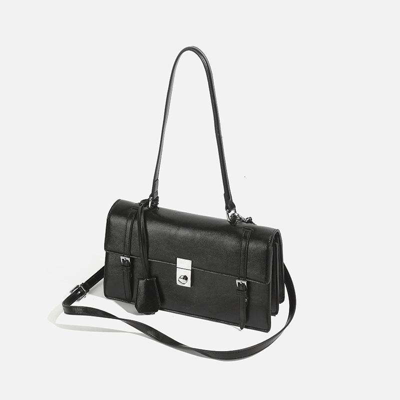 Free Shipping Luxury High-end Retro Oil Wax Leather Designer Bags Messenger Bag 2025 Spring Summer New Fashion Commuter Versatile Crossbody Shoulder U