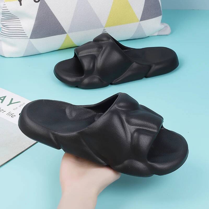 Ddmyoutdoor Men Women Flat Bottom Bathroom Slippers Fashion Soft Sole EVA Indoor Couple Sandals Summer Non Slip Flip Flops Home Shoes Beach outdoor sh