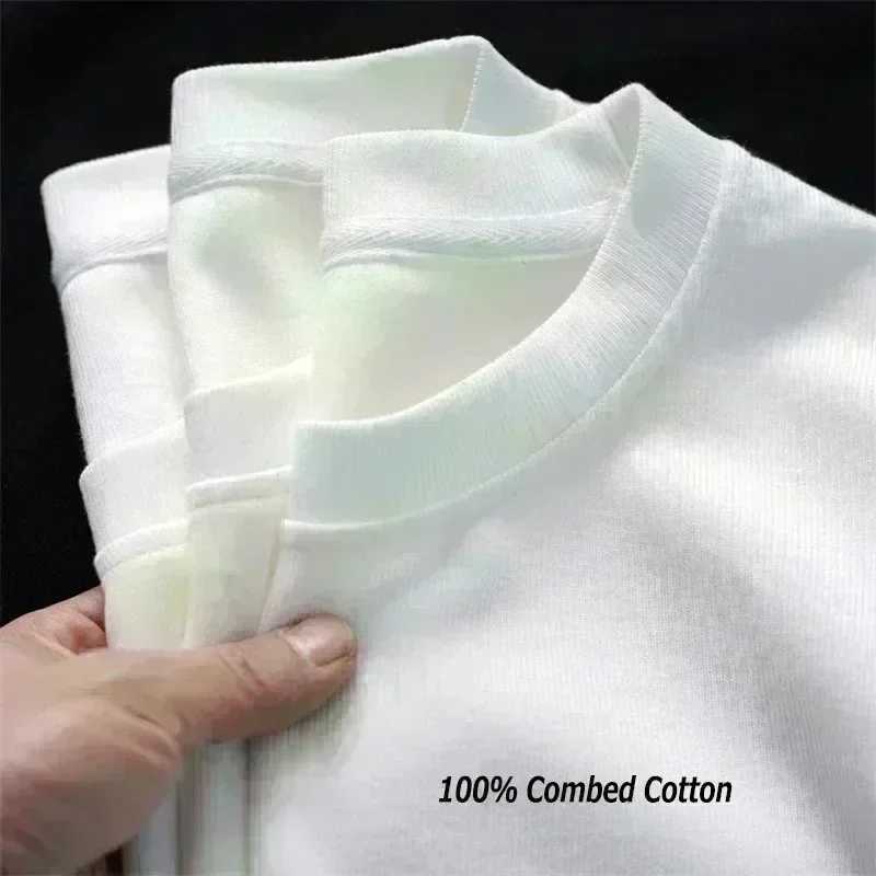 2025 New Summer Godspd Technology Gaze Skull Printed Double Cotton Young Men and Women Casual Short Sleeve T-Shirt X2506071