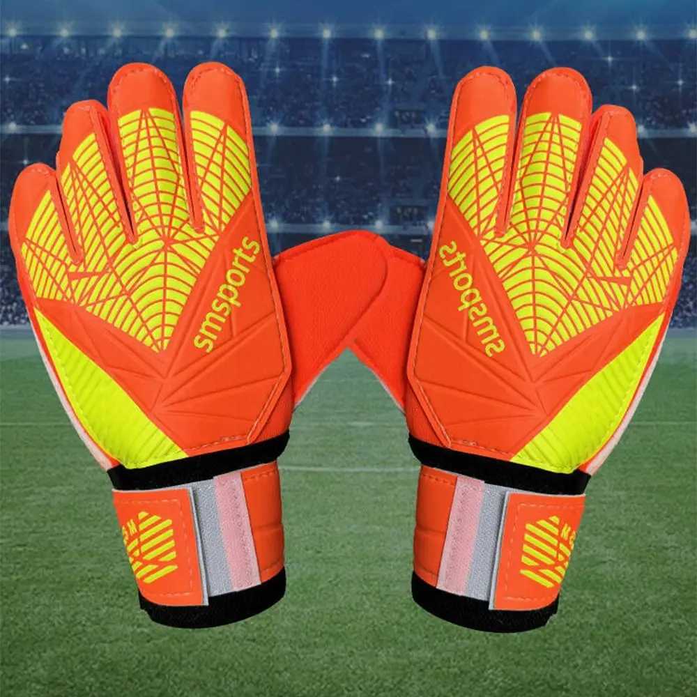 Finger Protection Goalkeeper Gloves Non-Slip Durable Football Goalkeeper Gloves Wear-Resistant Handguard Latex Soccer Gloves XJ250606