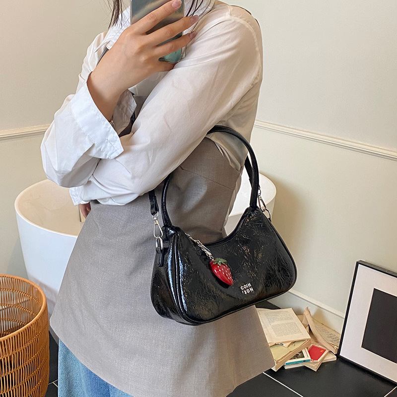 designer Korean Style Trendy Underarm Dumpling Bag for Women 2025 New Fashion Simple Shoulder Bag Niche High-Quality Texture Crossbody Bag