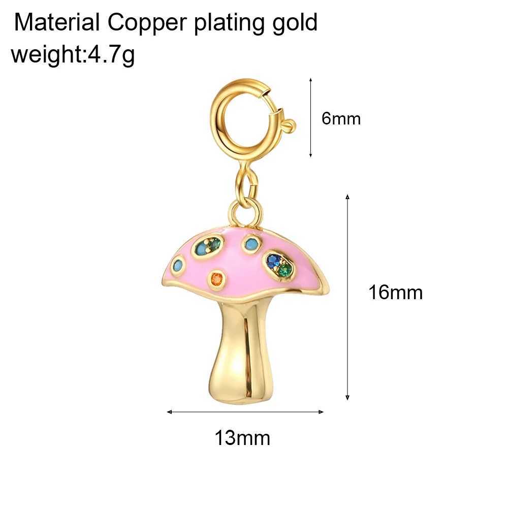 Cute Hearts Starfish Sn Hook Golden Turtle Flower Keychain DIY Earring Necklace Bracelet Charms for Jewelry Making 2025 XJ250607