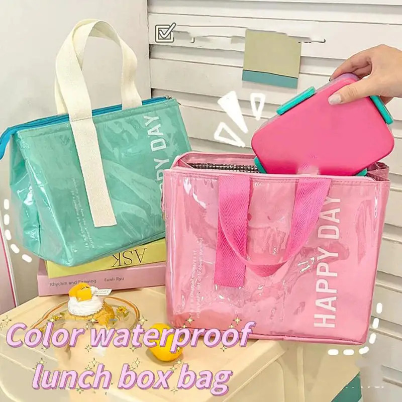 Insulated Lunch Bag hickened Aluminum Foil Camping Picnic Ice Pack School Bento Bag Picnic Food Storage Tote Bag 250606