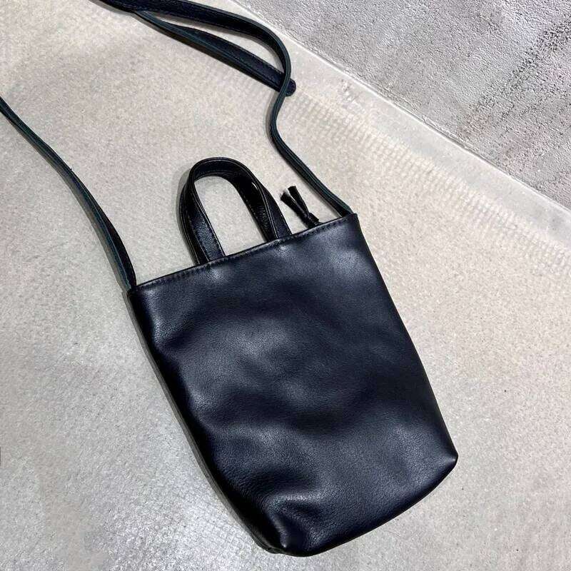 Natural Handbags Small Women's Vintage Genuine Leather Bags For Women Shoulder Crossbody Bag Black Cowhide Purse 2025/06/07