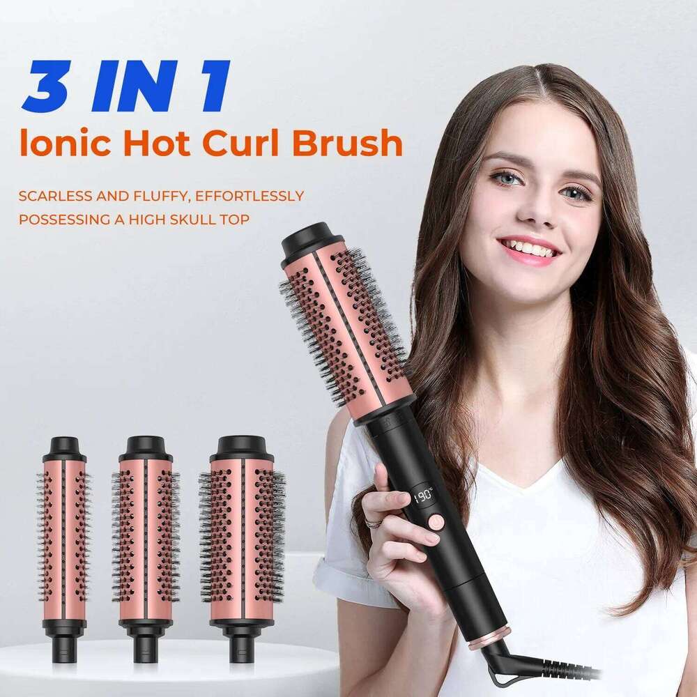 3 In 1 Hot Air Multifunctional Hair Straightening Comb For Household Multi-Size Curling Iron