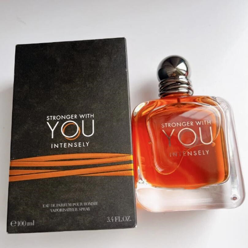 Designer Perfume Men Fragrance Stronger with You Intensely Sandalwood ABSOLUTELY Eau De Parfum Man Cologne Spray Body Mist Fast Ship High Quality 100ml EDP 3.3OZ