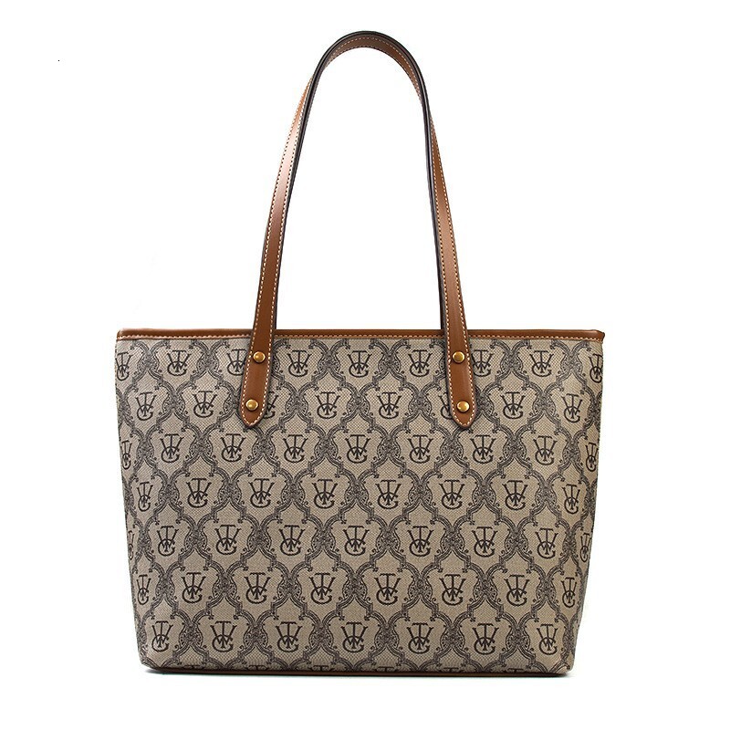 Top quality Brand High Quality New Style Tote Bag Large Capacity Women's High-end Versatile Shoulder Handbag European and Women's Bag New Fr