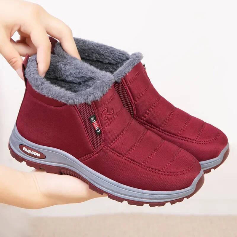 Ddmyoutdoor Women S Shoes Autumn Winter Casual Cotton Plush Comfortable Warm Anti Slip Outdoor Ankle Boots Botas Para Mujer Outdoor Shoes