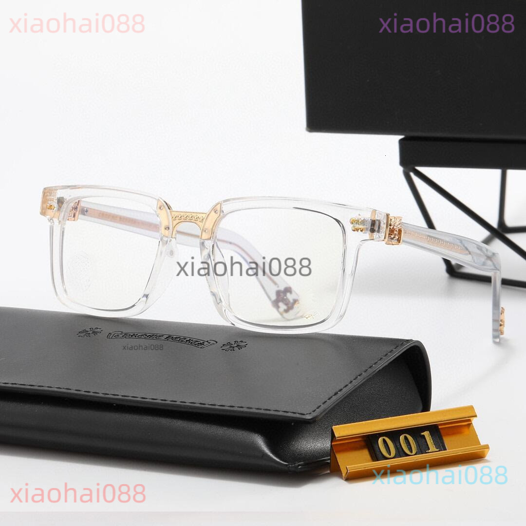 Chrome Sunglasses Designer Sunglasses Woman Eyeglasses Framecross Sunglasses Women Eyewear Men Clear Lens Frame Luxury Fashion Classic Trend Glasses 0fc