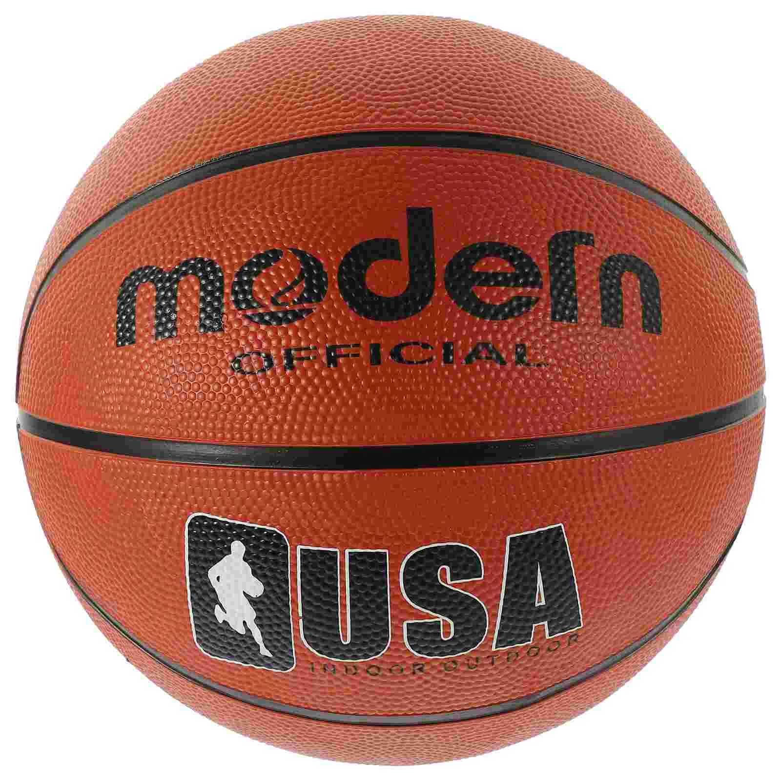 1PC Standard Basketball Ball Durable Rubber Basketball for Teens Outdoor Training Games XJ250606