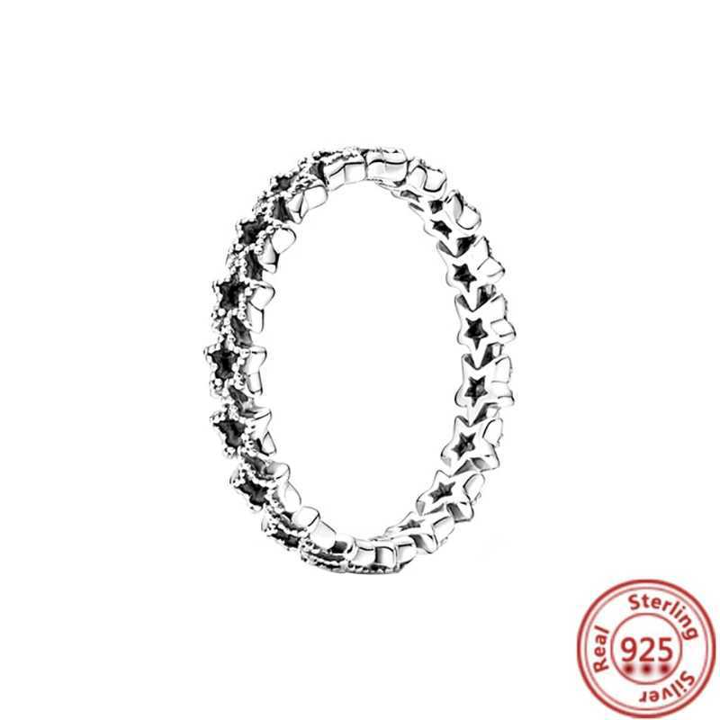 Rings For Women 925 Silver Color Zircon Winding Line Crown Love Ring Engagement Wedding Romantic Valentine Fine Jewelry Gifts XJ250606