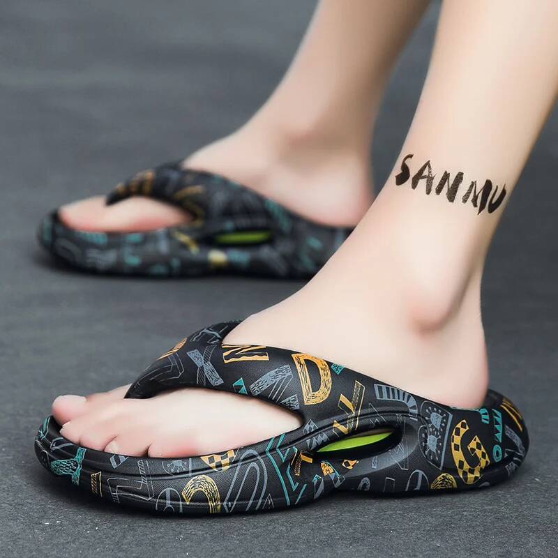 Ddmyoutdoor Summer Indoor Outdoor Shoes Beach Casual Slippers Soft Sole Platform Slides Men Women EVA Flip Flops Couple Sandals outdoor shoes