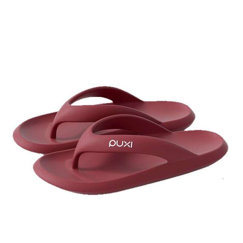 Puxi 2025 New Women's Flip-Flops Outdoor Wear, Summer Non-Slip Odor-Resistant Beach Sandals, Toe-Post Sandals for Couples, Men