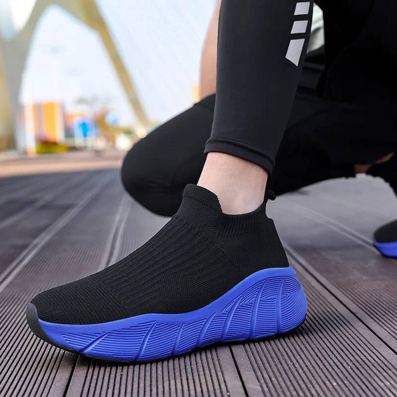 Ddmyoutdoor Classic Original Black Blue Men S Platform Breathable Running Sneakers Unisex Big Size Summer Socks Shoes Trainers Outdoor Shoes