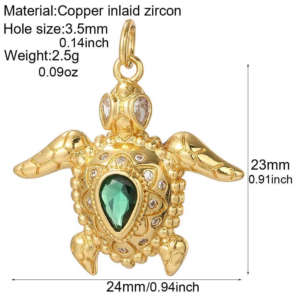 Cute Turtle Heart Charms for Jewelry Making Supplies Gold Color Cross Charm Dijes Diy Woman Earrings Necklace Bracelet Pendant XJ250607