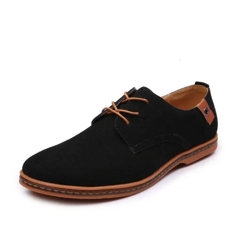 Ddmyoutdoor Suede Men S Classic Mens Sneakers Comfortable Dress Man Flat Shoes Fashion Shallow Mouth Tenis Masculino Outdoor Shoes