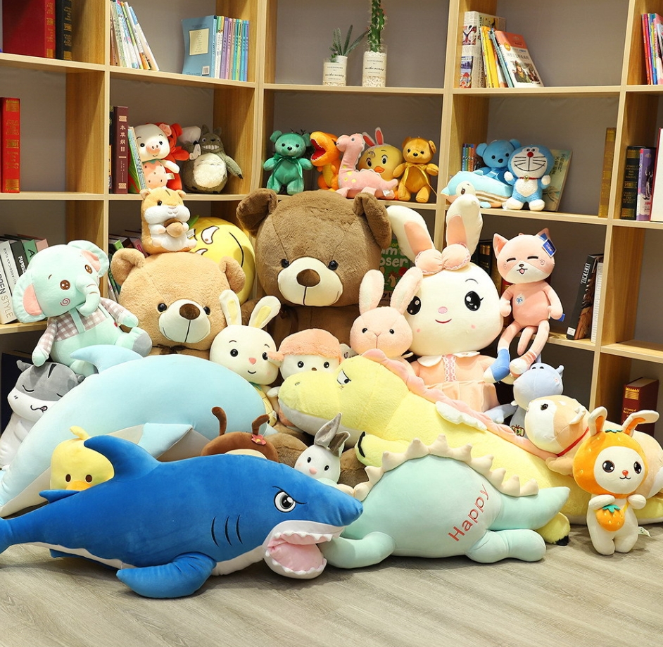 Wholesale Mixed Plush Dolls Claw Machine Gift Backpack Key Pendant Boys Girls Perfect Holiday Gift Factory Direct Sales
