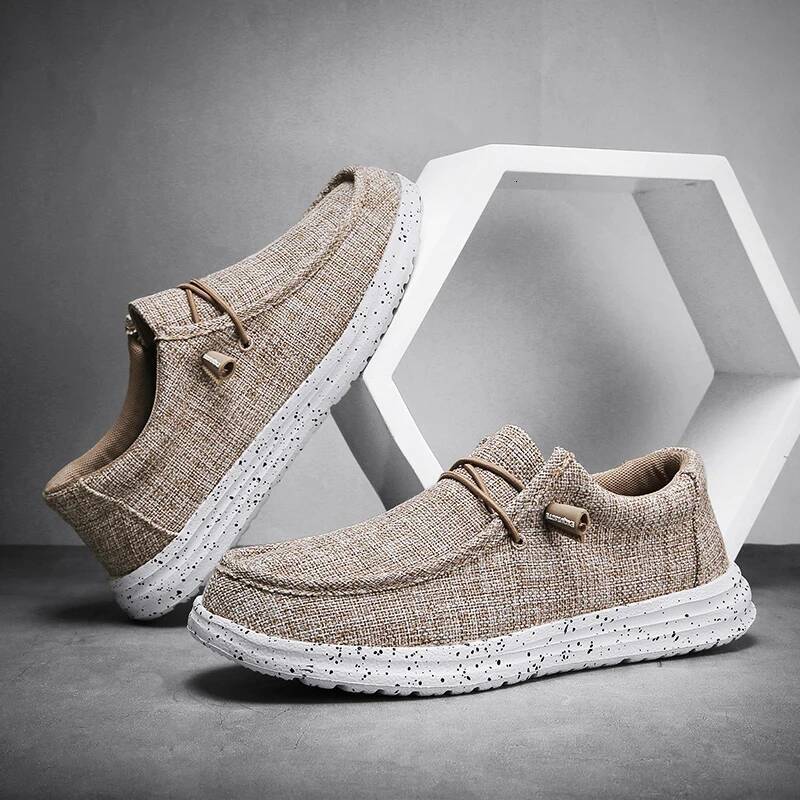 Ddmyoutdoor Casual For Canvas Autumn Comfortable Flat Bottomed Men Driving Breathable Loafers Lightweight Vulcanized Shoes Outdoor Shoes