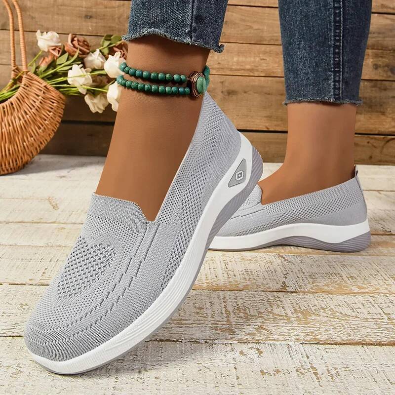 ddmyoutdoor Sneakers Versatile Mesh Single Shoe Lightweight Platform Hiking Casual Soft Sole Vulcanized Shoes For Women Zapatos Mujer Outdoor Outdoor 