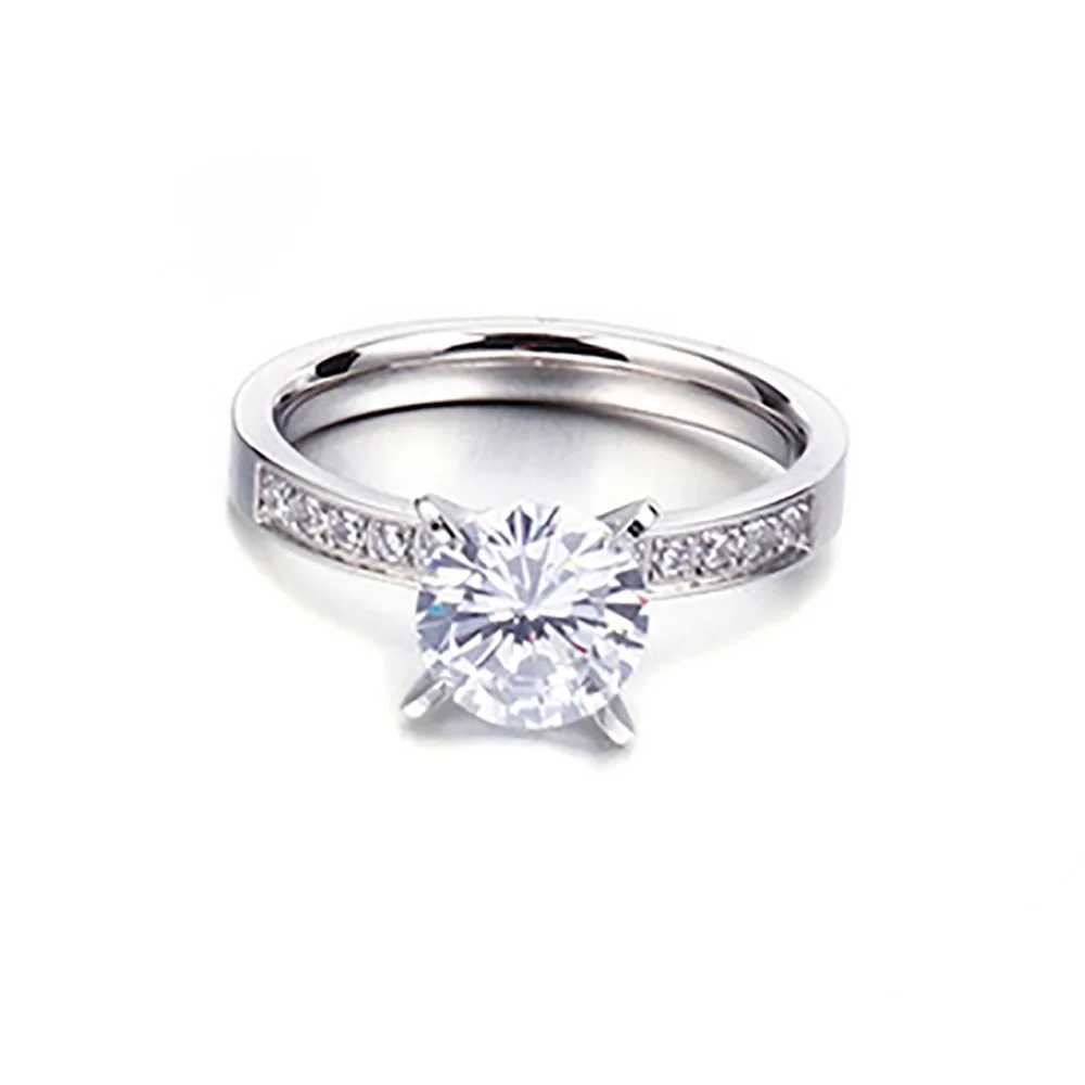 Western Designer Dubai African Fine 18k Gold Plated Ladies Jewelry CZ Diamond Bridal Wedding Engagement Rings for Women GirlsXJ250606