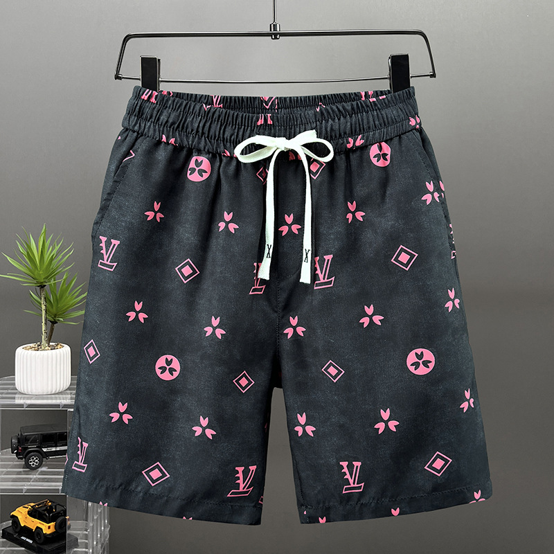 2025 free shipping designer T shirt for Men casual shorts for summer loose fit plus size pants thin cut worn for sports Embossed