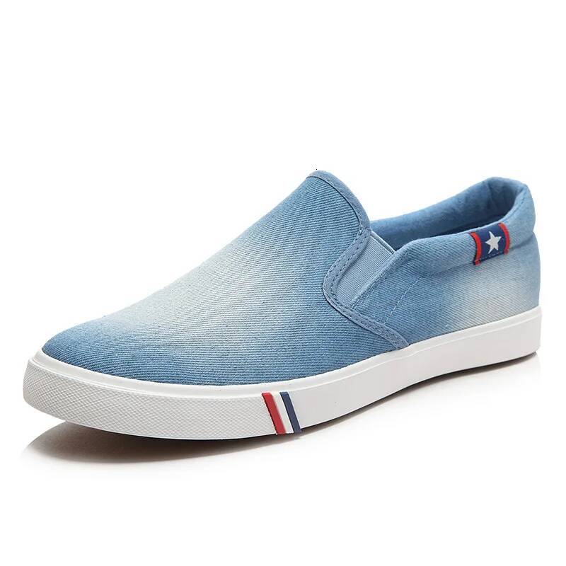 Ddmyoutdoor Canvas Denim Sneakers Casual Flats Male Shoes Adult Summer Men Trainers Breathable Slip On Loafers Tenis Masculino Ert Outdoor Shoes