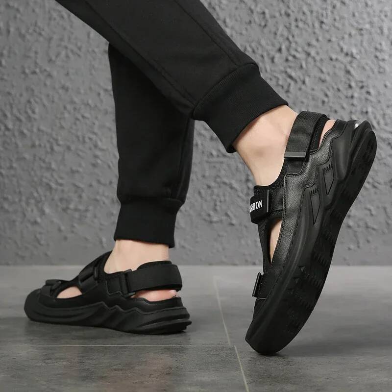 Ddmyoutdoor MAEDEF Men S Sports Sandals Air Mesh Beach Shoes Summer Breathable Non Slip Lightweight Outdoor Slippers For Walking Comfort Outdoor Shoes