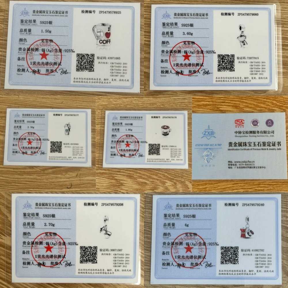 Fine Coffee cup Charm Bead Amulet 925 Sterling Silver plated Fit Original Bracelet Accessories Women DIY coffee pot Pendant Gift XJ250607