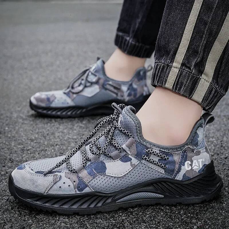 Ddmyoutdoor Men S Lace Up Camouflage Sneakers High Quality Outdoor Non Slip Casual Hiking Lightweight Breathable Walking Running Shoes Outdoor Shoes
