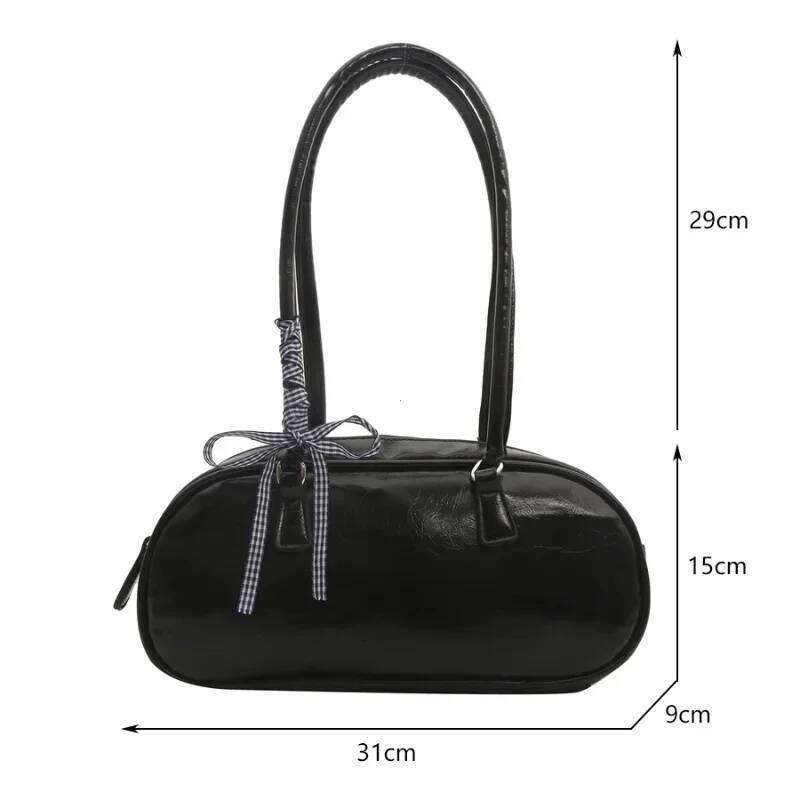 Large Capacity Sier Women Portable Pillow All-Match Shoulder Underarm Bag Women's Handbag Casual Boston Commuting Bags