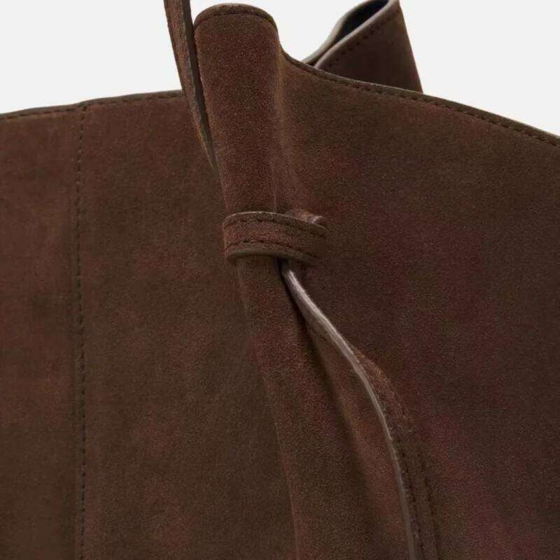 Spacious Faux Suede for Her: Stylish & Functional Designer Accessory