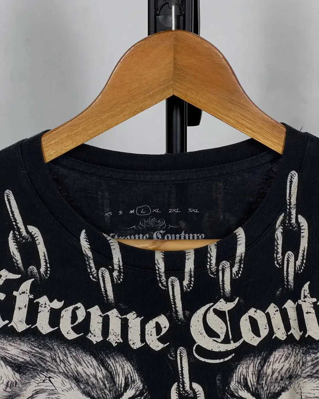 American Style Primary Color Y2K Black Stripes Cartoon Monster Creative Printed Cotton T-shirt Men Loose Sports Couple Clothing W250607