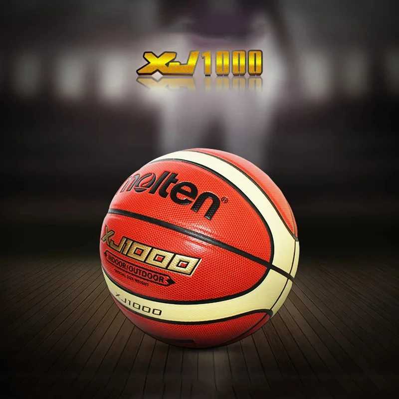 Molten Original Basketball XJ1000 Ball Official Size 7/6/5 PU Leather Outdoor Indoor Match Training Men Women Basketball XJ250606