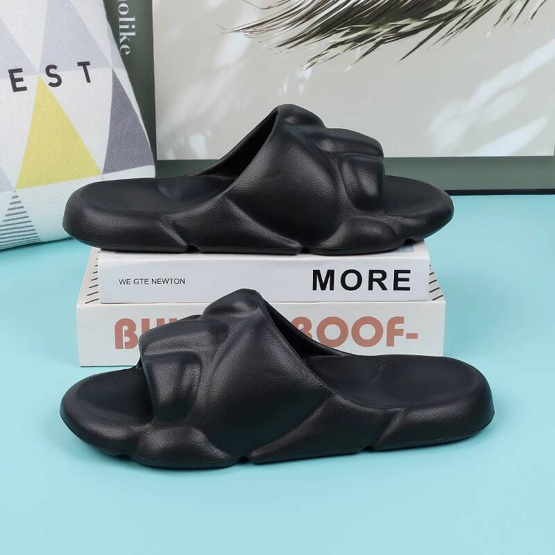 Ddmyoutdoor Men Women Flat Bottom Bathroom Slippers Fashion Soft Sole EVA Indoor Couple Sandals Summer Non Slip Flip Flops Home Shoes Beach outdoor sh