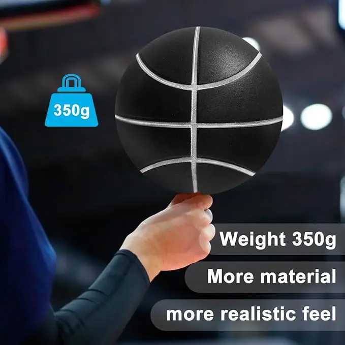 Grooved Silent Basketball Size 7# 6# Men Women/Children Indoor Dribble Practice Bounce Quiet Soft Airless Foam Ball No Noises XJ250606