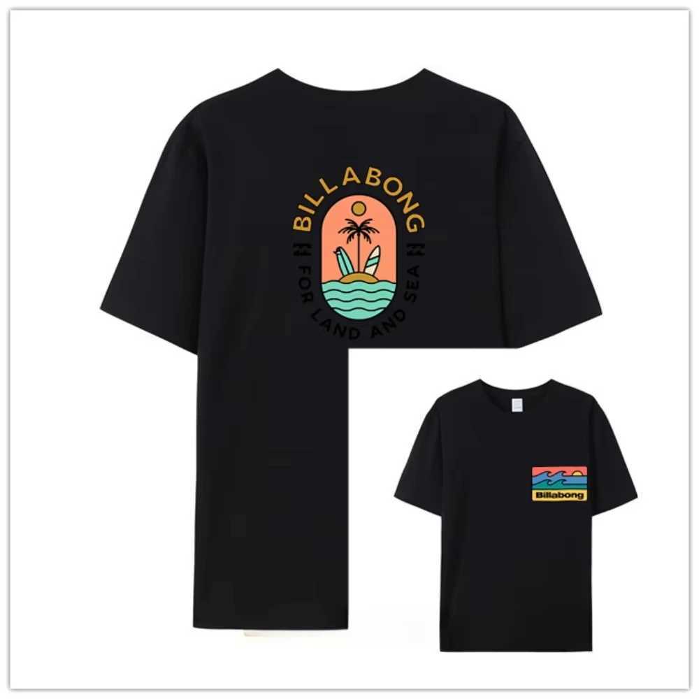 BILA BONG Summer Trendy Brand High Quality Versatile Fashion T-shirt Men Women Plus Size Casual Short Sleeve Cotton T Unisex X250607