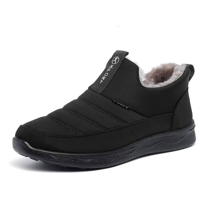 Ddmyoutdoor Snow Punk Slip On Platform Ladies Fur Waterproof Ankle Boots Casual Winter Shoes Women Botas Mujer Outdoor Shoes