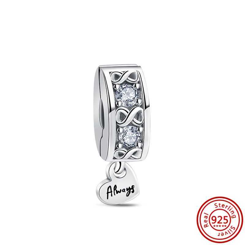 Free Shipping 925 Silver Clear Double Heart Dangle Passport Star Bike Charm Beads Fit Original Pantaro Bracelet Jewelry Diy GiftXJ250607