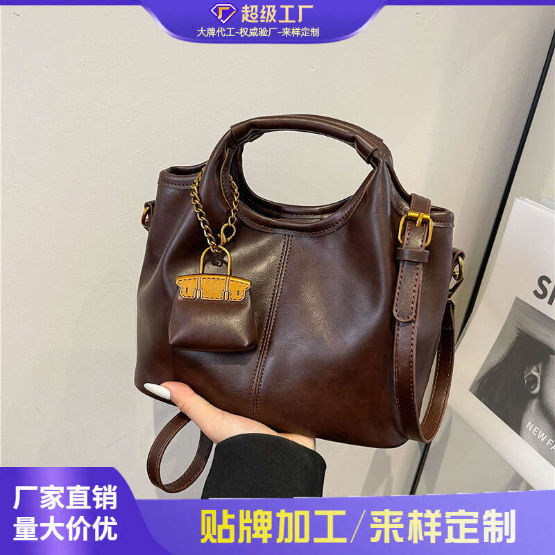 Versatile Handbag for Women 2025 New Autumn Winter Crossbody Fashion Small Tote Bucket Bag