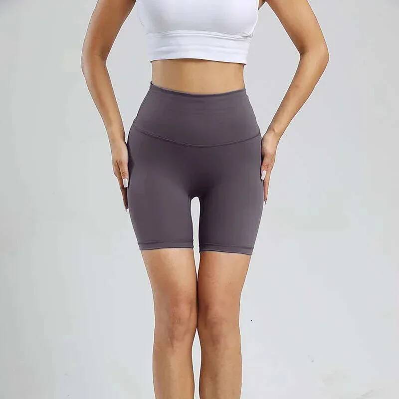 short Women's bike gym 8 inch Yoga shorts push up workout running legging pants sports tights Sportswear summer