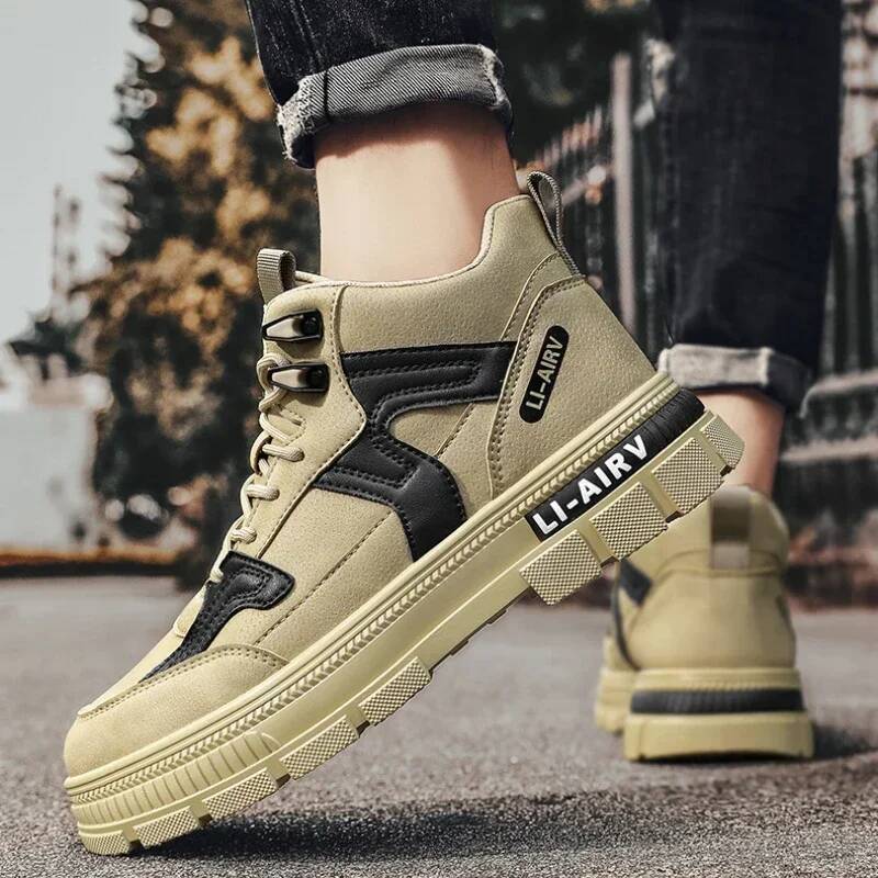 Ddmyoutdoor Waterproof Work Loafers Shoes Men Sneakers Lace Up Oxford Autumn Outdoor Sports Casual Breathable Safety Outdoor Shoes