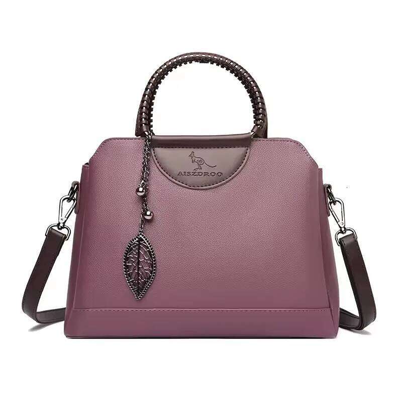 Handbag, High-Quality Leather Single Shoulder Women's Crossbody Bag, New Brand Small Square Bag 2025/06/07
