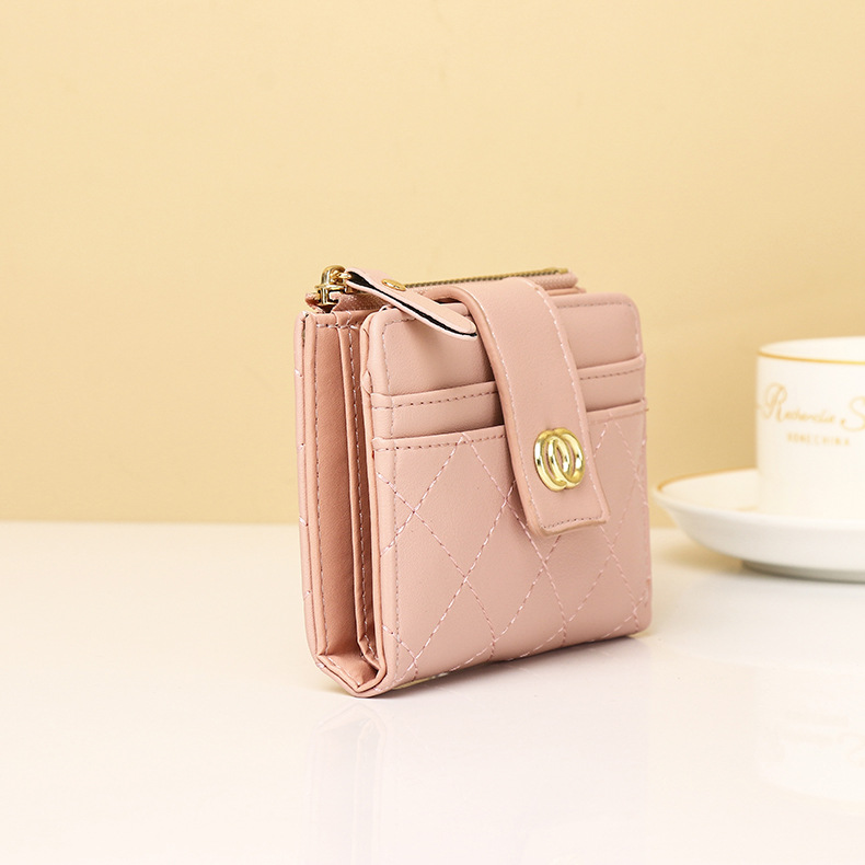 Free shipping new designer bag New women multi slot zero wallet and women short wallet with triple fold design