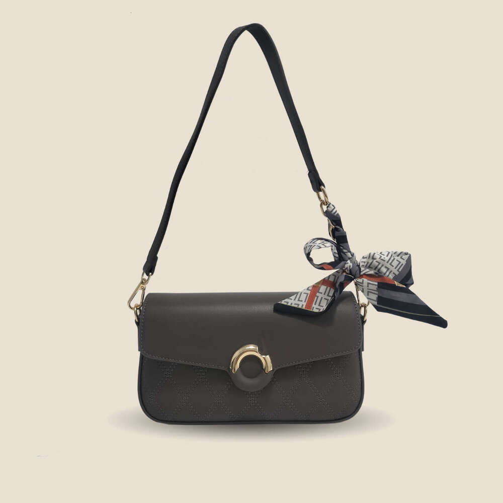 Women New Niche Design Scarf Small Square Commuter Versatile Shoulder Crossbody Bag